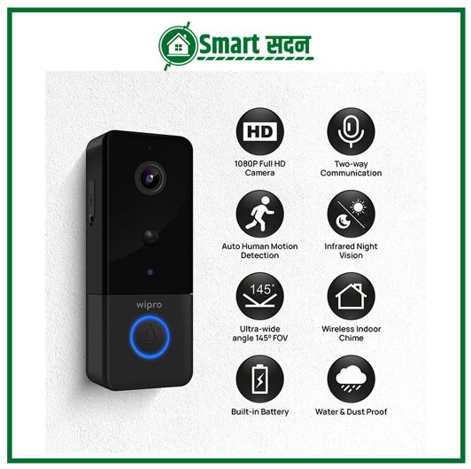 वायरलेस स्मार्ट डोअरबेल (Wireless Smart Doorbell)
