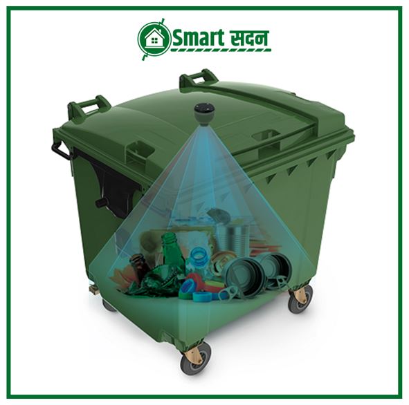 Ultrasonic Level Sensing Bin